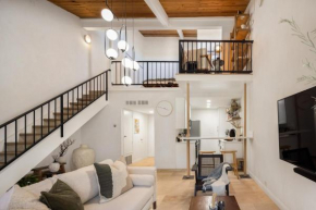 Mediterranean LA Loft w Pool, Fitness Room & Tennis Courts